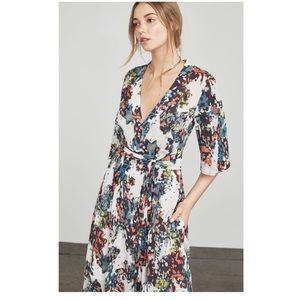 NWT Bcbgmaxazria Carmen Abstract-Print Maxi Dress